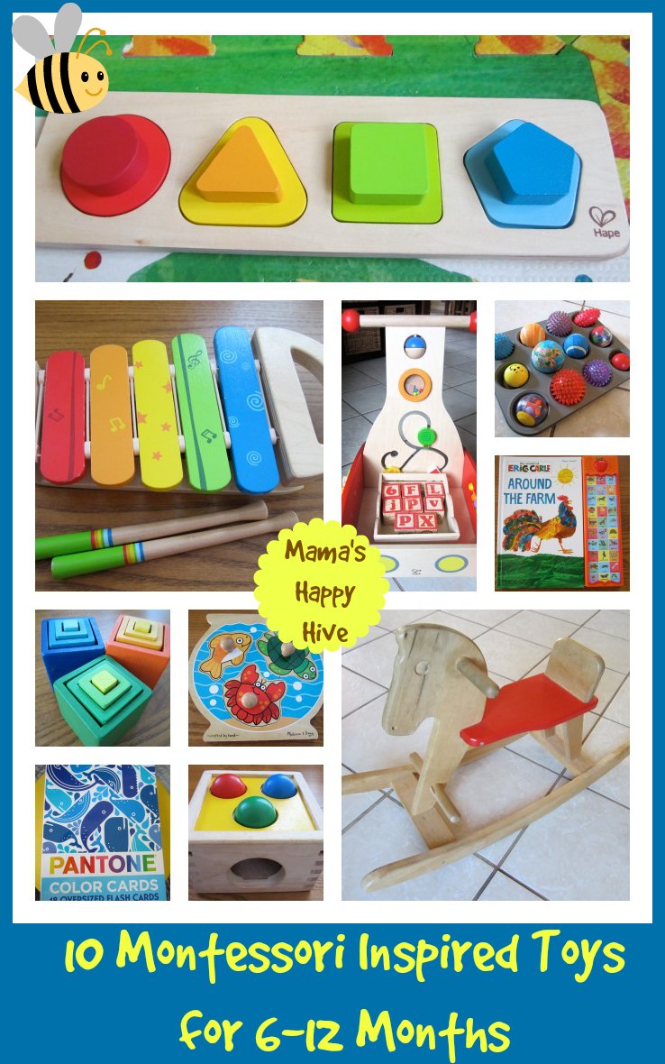 Montessori Inspired Toys for 6-12 Months
