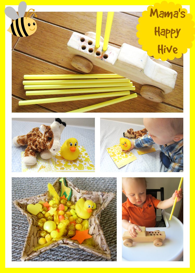 Montessori Toddler Study of Yellow