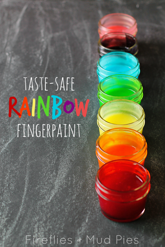 Taste-Safe-Rainbow-Fingerpaint-Fireflies-and-Mud-Pies1