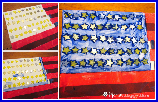Stars on the flag - www.mamashappyhive.com