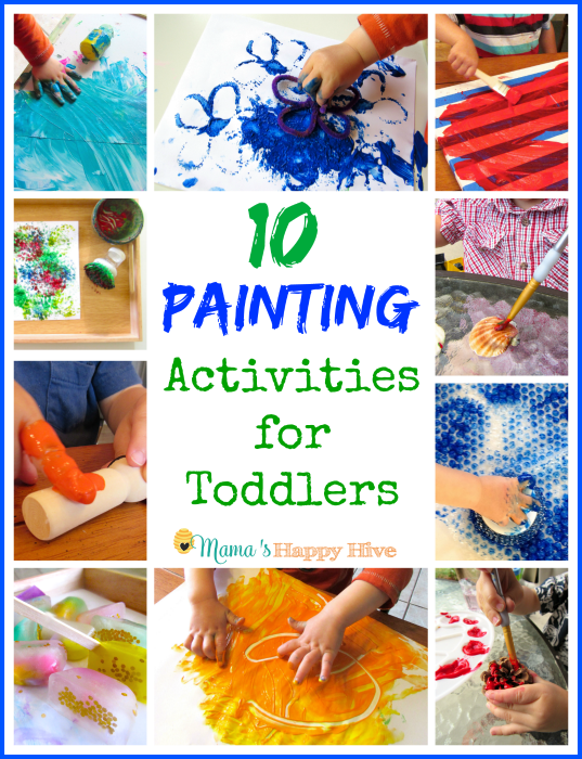 Painting with your toddler - Toddler Development