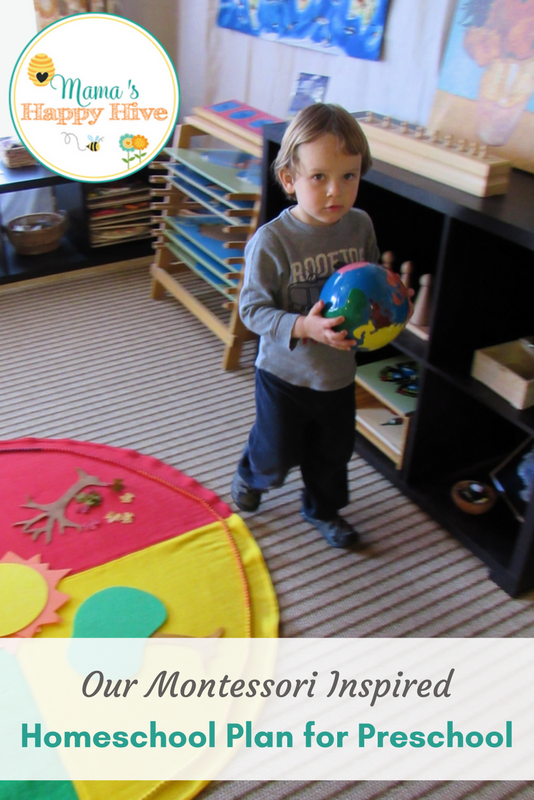 Our Montessori Inspired Homeschool Plan for Preschool (4-5 years)
