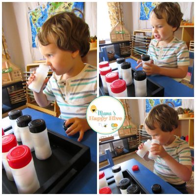 DIY Montessori Smelling Bottles and Free Printable - Mama's Happy Hive
